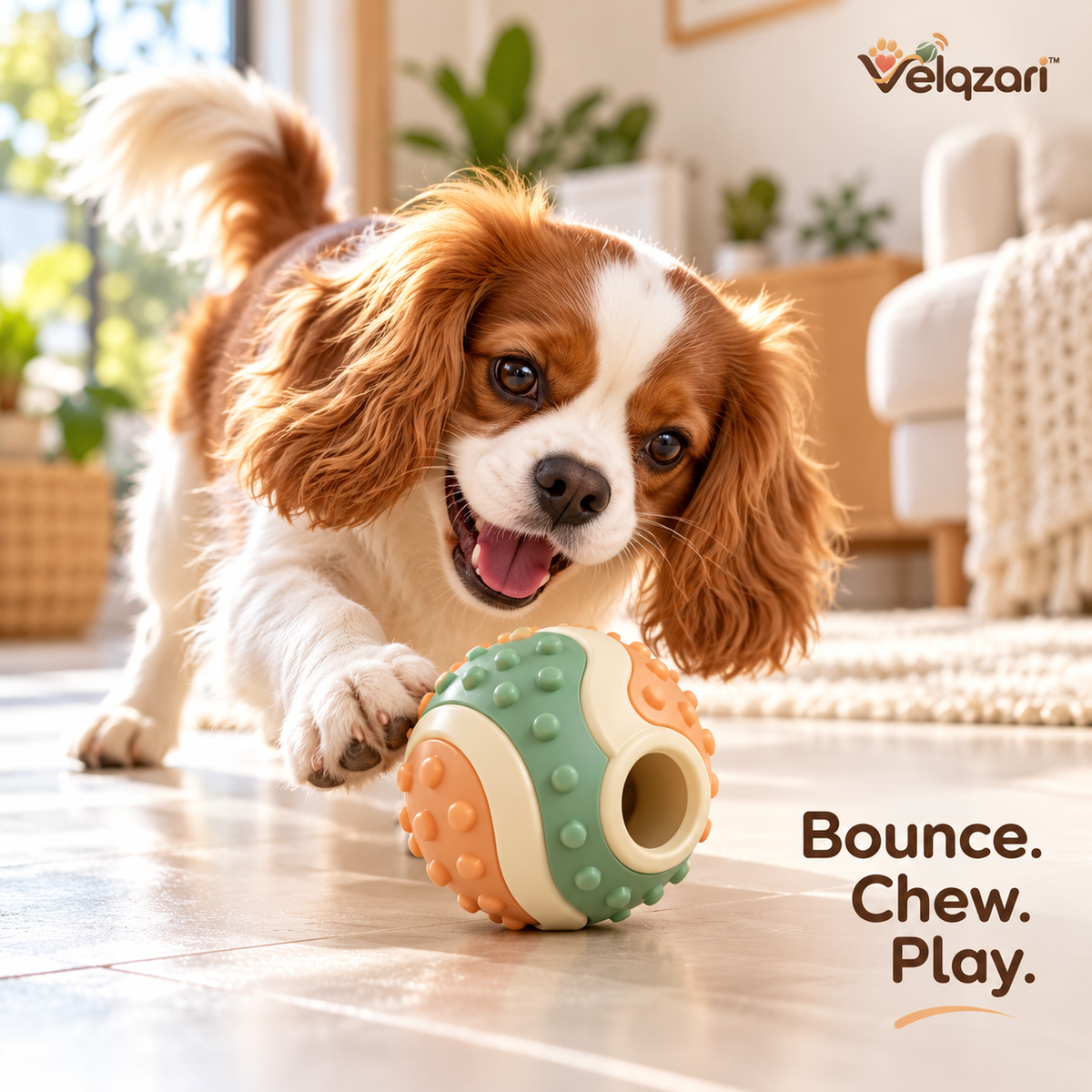 Velqzari™ Textured Chew Ball
