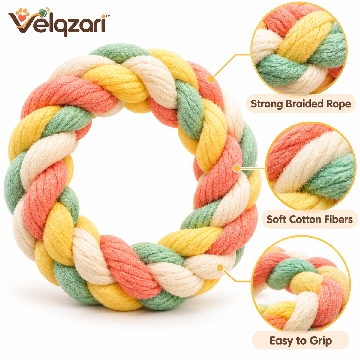 Velqzari™ Braided Tug Ring