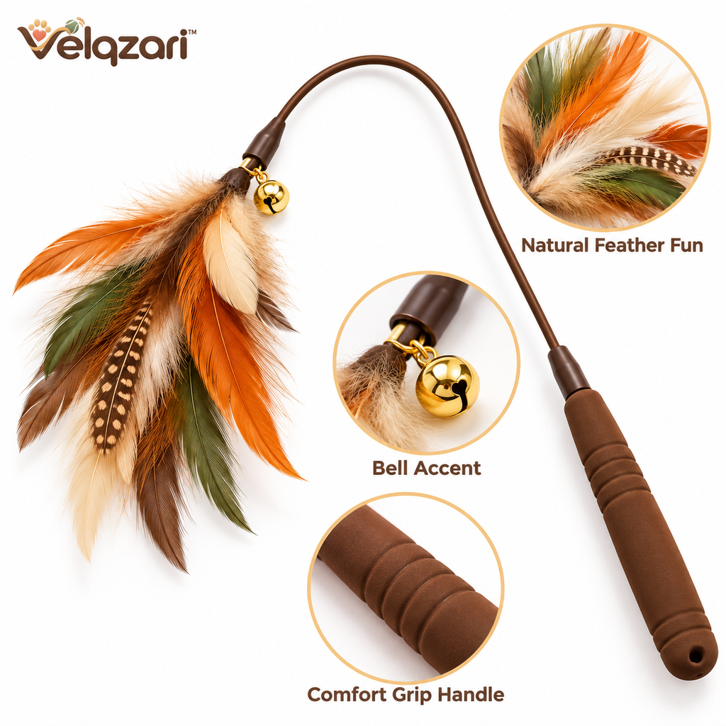 Velqzari™ Feather Teaser Wand