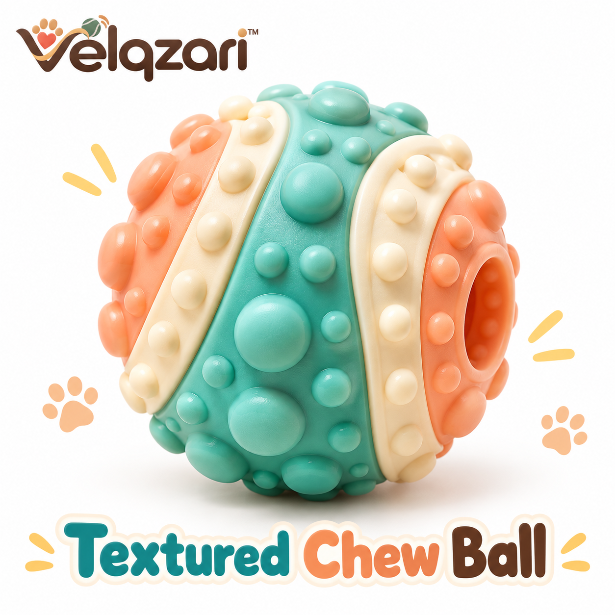 Velqzari Textured Chew Ball